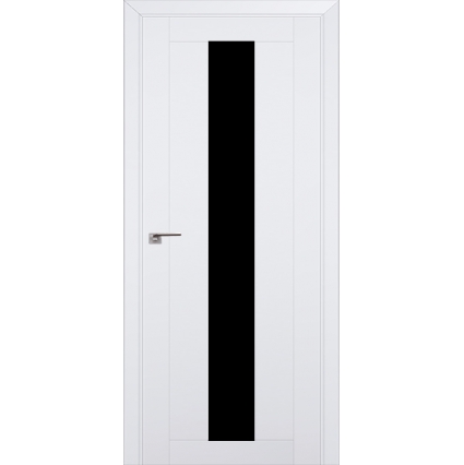 Дверь межкомнатная Эмаль "Флэш 05"/ Черное стекло